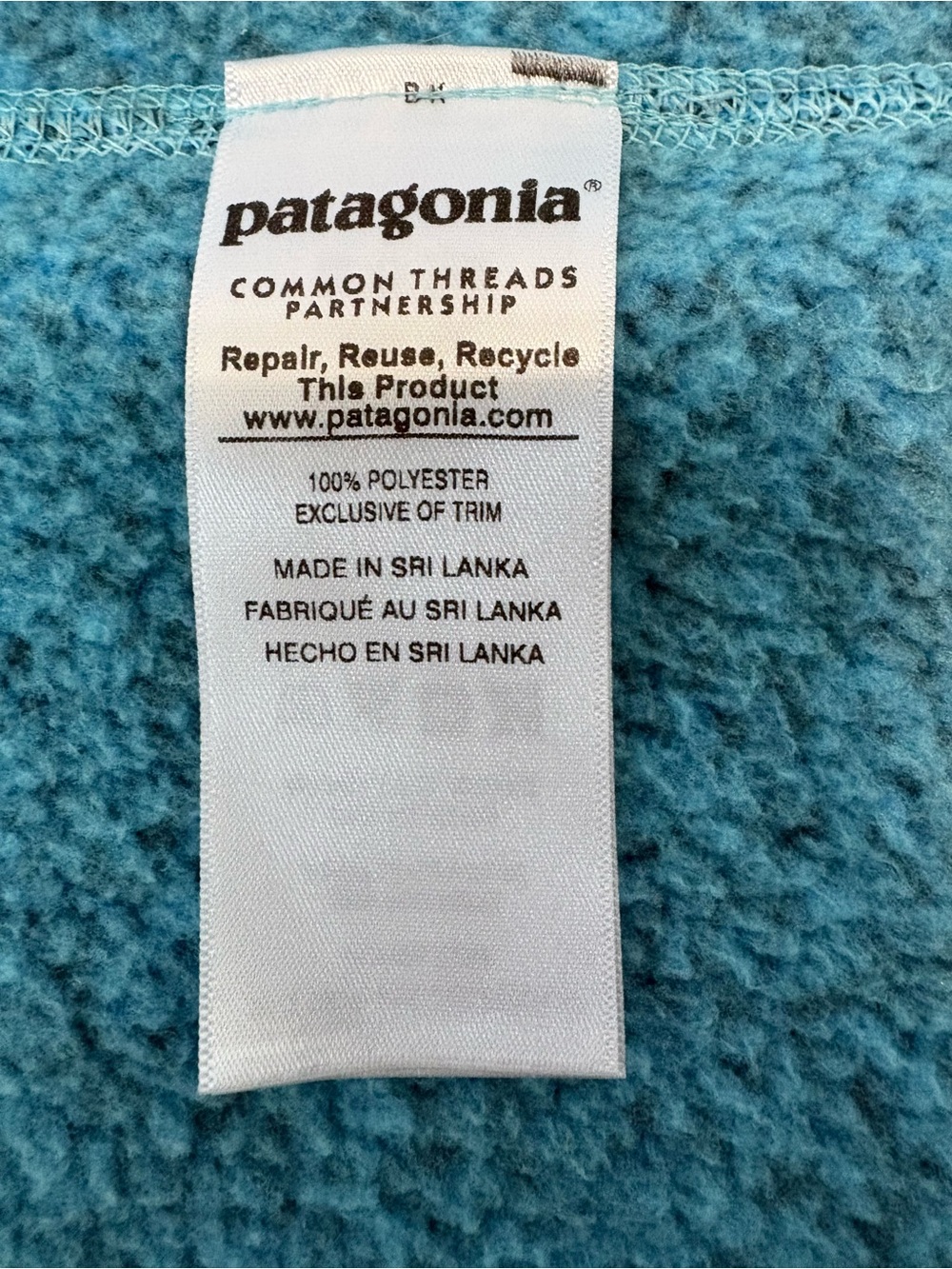 Patagonia Better Sweater Fleece Vest M Turquoise Blue Knit Gorpcore Layering - Picture 10 of 11